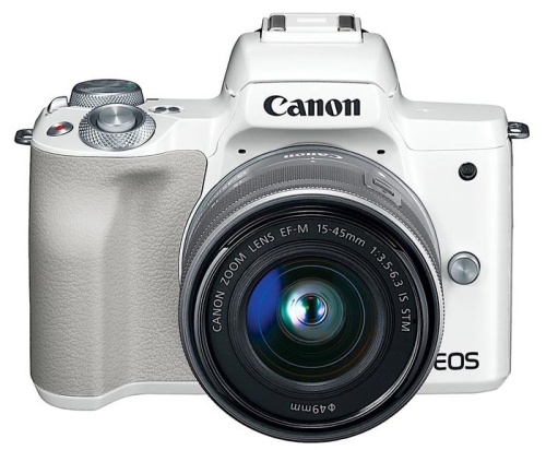 Цифровой фотоаппарат Canon EOS M50 белый 2681C042 фото 4