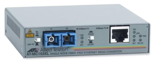 Медиаконвертер Allied Telesis Media Converter 100BaseTX to 100BaseFX AT-MC103XL-yy