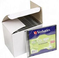 Диск CD-RW Verbatim 700МБ 8x-12x 43762
