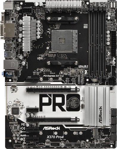 Мат. плата SocketAM4 ASRock X370 Pro4 X370 PRO4