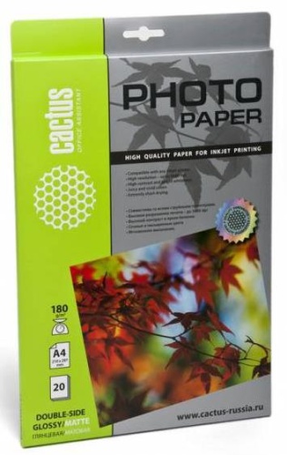 Фотобумага Cactus CS-GMA418020 Фотобумага Cactus CS-GMA418020