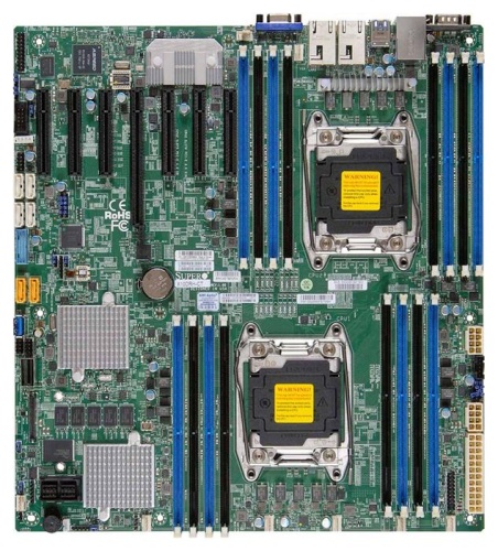 Мат. плата Socket2011-3 Supermicro MBD-X10DRH-C-O Мат. плата Socket2011-3 Supermicro MBD-X10DRH-C-O