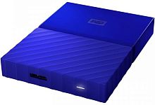 Внешний жесткий диск 2.5 Western Digital 2ТБ My Passport WDBLHR0020BBL-VB синий