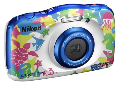 Цифровой фотоаппарат Nikon CoolPix W100 аквамарин VQA014K001 фото 2