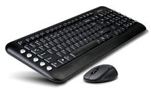 Комплект клавиатура + мышь A4Tech Wireless Desktop Padless 7200N