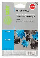 Картридж струйный совместимый Cactus CS-PGI1400XLC синий