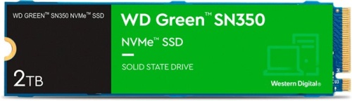 Накопитель SSD M.2 Western Digital 2TB WD Green SN350 NVMe, WDS200T3G0C