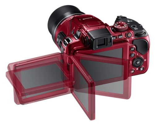 Цифровой фотоаппарат Nikon CoolPix B700 красный VNA931E1 фото 5