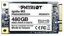 Накопитель SSD mSATA Patriot Memory 480Гб IGNITE M3 PI480GSM3SSDR