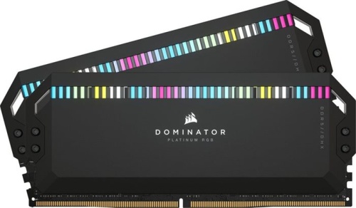 Модуль памяти DDR5 Corsair 32GB 2x16GB DOMINATOR PLATINUM RGB DDR5 Black Heatspreader CMT32GX5M2X6200C36 фото 2