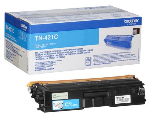 Оригинальный лазерный картридж Brother TN-421C голубой TN421C