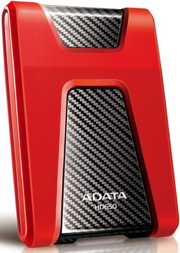 Внешний жесткий диск 2.5 A-DATA 1Tb HD650 Red (AHD650-1TU31-CRD)