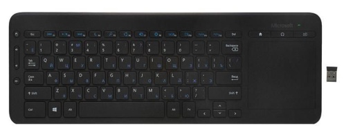 Клавиатура Microsoft All-in-One Media Multimedia Touch черный N9Z-00018-М фото 2 Клавиатура Microsoft All-in-One Media Multimedia Touch черный N9Z-00018-М фото 2