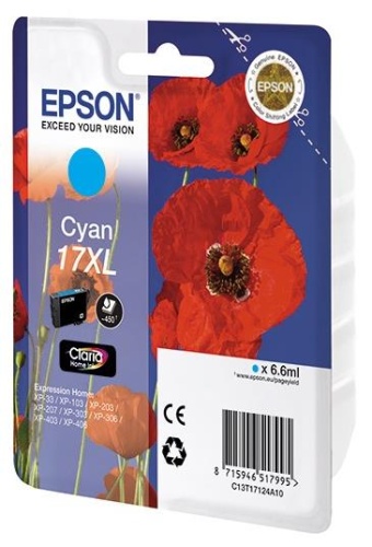 Оригинальный струйный картридж Epson T17124A10 XL C13T17124A10