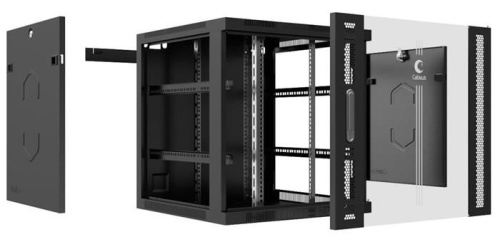Шкаф телекоммуникационный Cabeus SH-05F-12U60/45-BK фото 4 Шкаф телекоммуникационный Cabeus SH-05F-12U60/45-BK фото 4