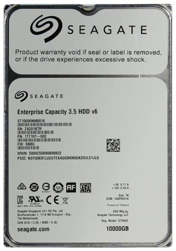 Жесткий диск SATA HDD Seagate 10TB ST10000NM0016