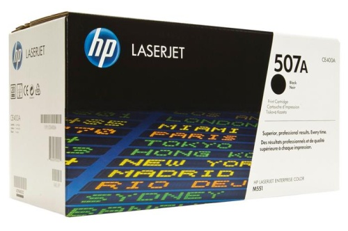 Тонер-картридж оригинальный Hewlett Packard 507A CE400A