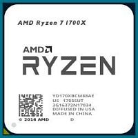 Процессор SocketAM4 AMD RYZEN X8 R7-1700X YD170XBCM88AE