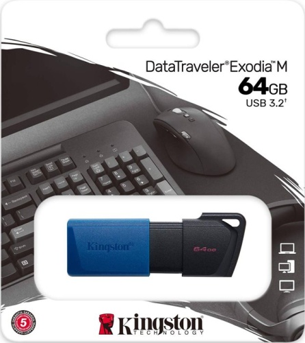 Накопитель USB flash Kingston 64Gb DataTraveler Exodia M DTXM/64GB фото 3