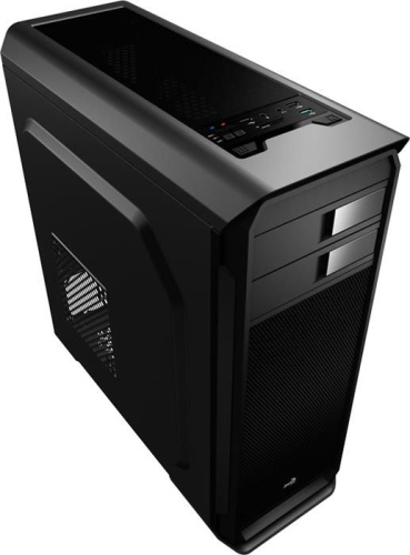 Корпус Miditower Aerocool Aero-500 Black + картридер SD/micro SD AERO-500 BLACK фото 2