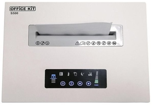 Уничтожитель бумаг (шредер) Office Kit S500 белый OK0440S500 фото 5