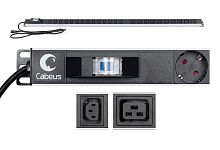 Блок розеток Cabeus PDU-16-14C13-10C19-B-C14