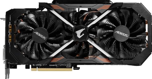 Видеокарта PCI-E GIGABYTE 8192Mb GV-N1080AORUS X-8GD фото 2