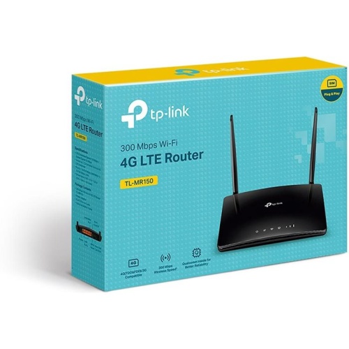 Роутер Wi-Fi TP-Link TL-MR150 черный фото 6