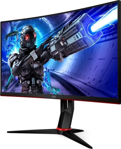 Монитор AOC C32G2ZE Gaming черный / красный фото 8