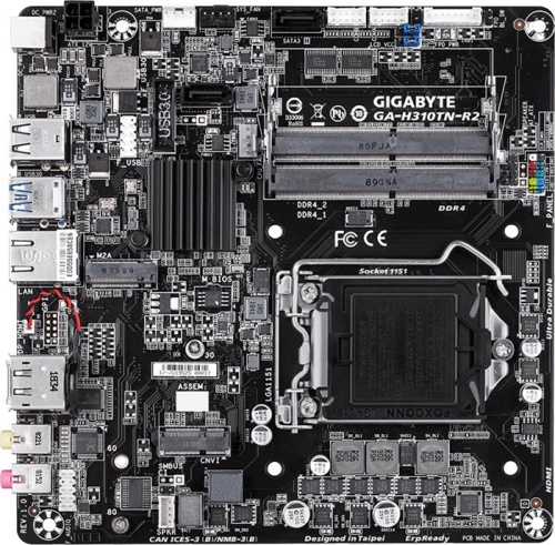 Мат. плата Socket1151v2 GIGABYTE GA-H310TN-R2