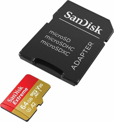 Карта памяти micro SDXC SanDisk 64Gb Extreme SDSQXA2-064G-GN6MA