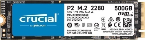 Накопитель SSD M.2 Crucial 500Gb P2 CT500P2SSD8