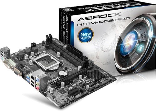 Мат. плата Socket1150 ASRock H81M-DGS R2.0 фото 3