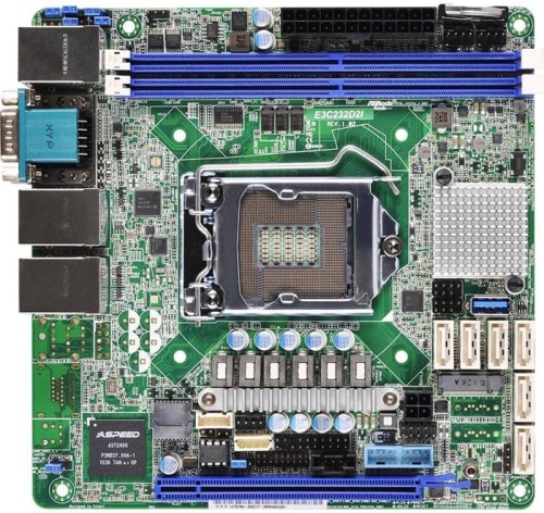 Мат. плата Socket1151 ASRock E3C232D2I Мат. плата Socket1151 ASRock E3C232D2I