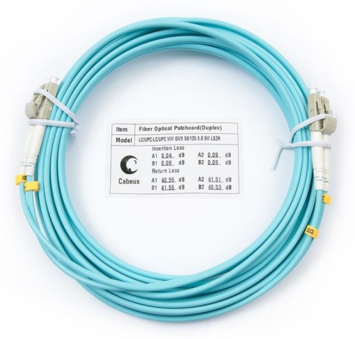 Патчкорд оптоволоконный Cabeus FOP-50-LC-LC-7m Патчкорд оптоволоконный Cabeus FOP-50-LC-LC-7m