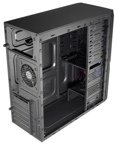 Корпус Miditower Aerocool V3X Black Edition, черный (600Вт) фото 5