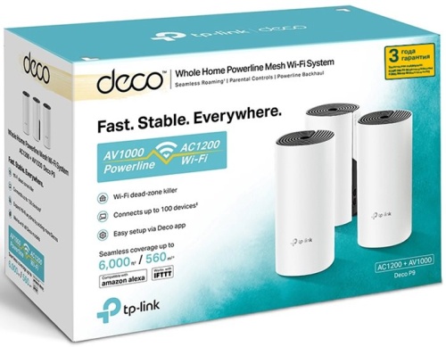 Бесшовный Mesh роутер TP-Link DECO P9(3-PACK) DECO P9 (3-PACK) фото 2