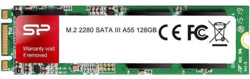 Накопитель SSD M.2 Silicon Power 128GB A55 SP128GBSS3A55M28 Накопитель SSD M.2 Silicon Power 128GB A55 SP128GBSS3A55M28