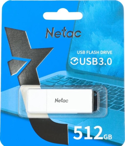Накопитель USB flash Netac 512Gb U185 NT03U185N-512G-30WH белый фото 6 Накопитель USB flash Netac 512Gb U185 NT03U185N-512G-30WH белый фото 6