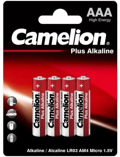 Батарейка Camelion Plus Alkaline LR03-BP4 AAA 7369