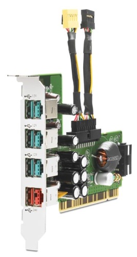 Опция для ПК Hewlett Packard 4-Port Powered USB Card KH888AA Опция для ПК Hewlett Packard 4-Port Powered USB Card KH888AA