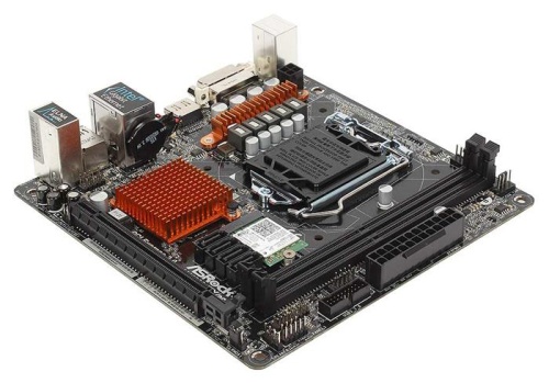 Мат. плата Socket1151 ASRock H110M-ITX/AC фото 2