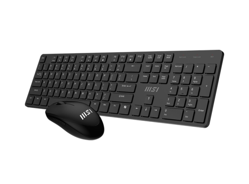Keyboard and Mouse MSI FORGE K200 Combo, Wireless, Black фото 2 Keyboard and Mouse MSI FORGE K200 Combo, Wireless, Black фото 2