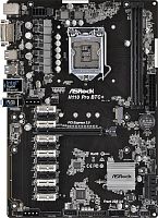 Мат. плата Socket1151 ASRock H110 Pro BTC+