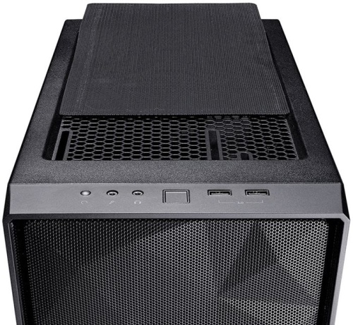 Корпус Miditower Fractal Design Meshify C Dark TG Black, Window фото 13