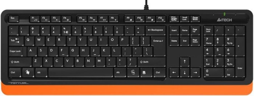 Клавиатура A4Tech Fstyler FK10 черный/оранжевый FK10 ORANGE