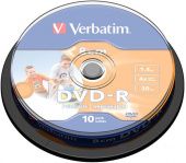  DVD-R 8 Verbatim 1.4 1x-4x 43573