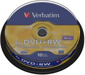  DVD+RW Verbatim 4.7 4x DataLifePlus 43488