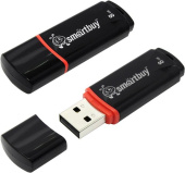  USB flash Smart Buy 8Gb Crown Black (SB8GBCRW-K)