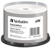  DVD-R Verbatim 4.7 16x 43744 Wide Inkjet Professional
